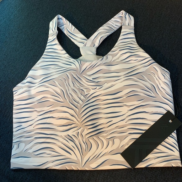 Kyodan Tops - Activewear bra top “blue zebra”